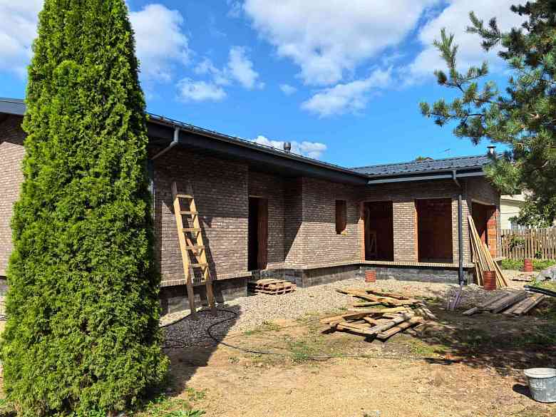 Каменный дом по проекту «Сириус» с зимнем садом