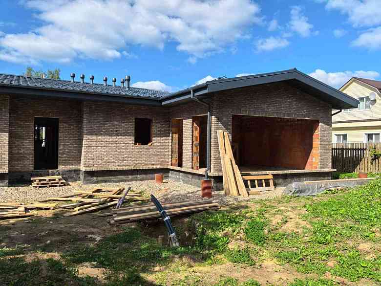 Каменный дом по проекту «Сириус» с зимнем садом