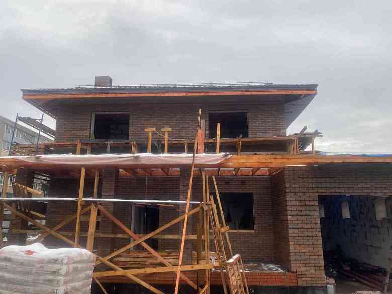 Каменный дом по индивидуальному проекту