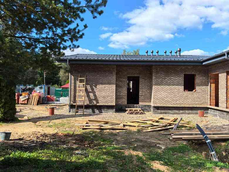 Каменный дом по проекту «Сириус» с зимнем садом